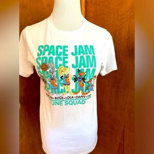 Looney Tunes Space Jam Women’s Small Short Sleeve T-Shirt! 100% Cotton Like New